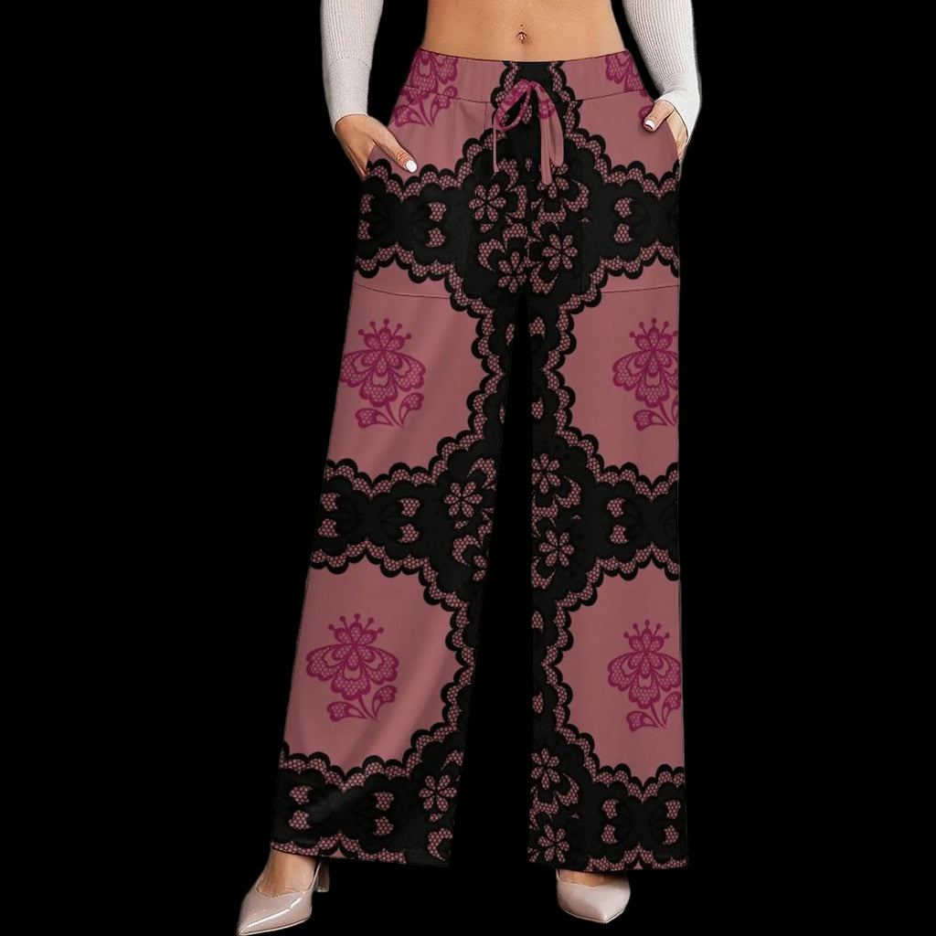 Blush Crochet Women’s Wide-Leg Pants