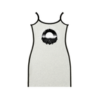 Valley of the Moon White Striped Mini Dress