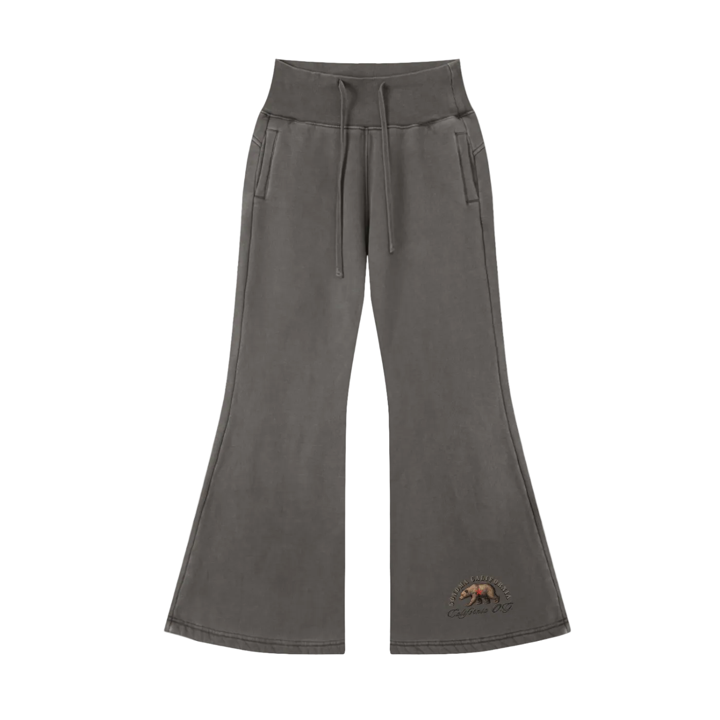 California O.G. Vintage Washed Flared Fleece Pants