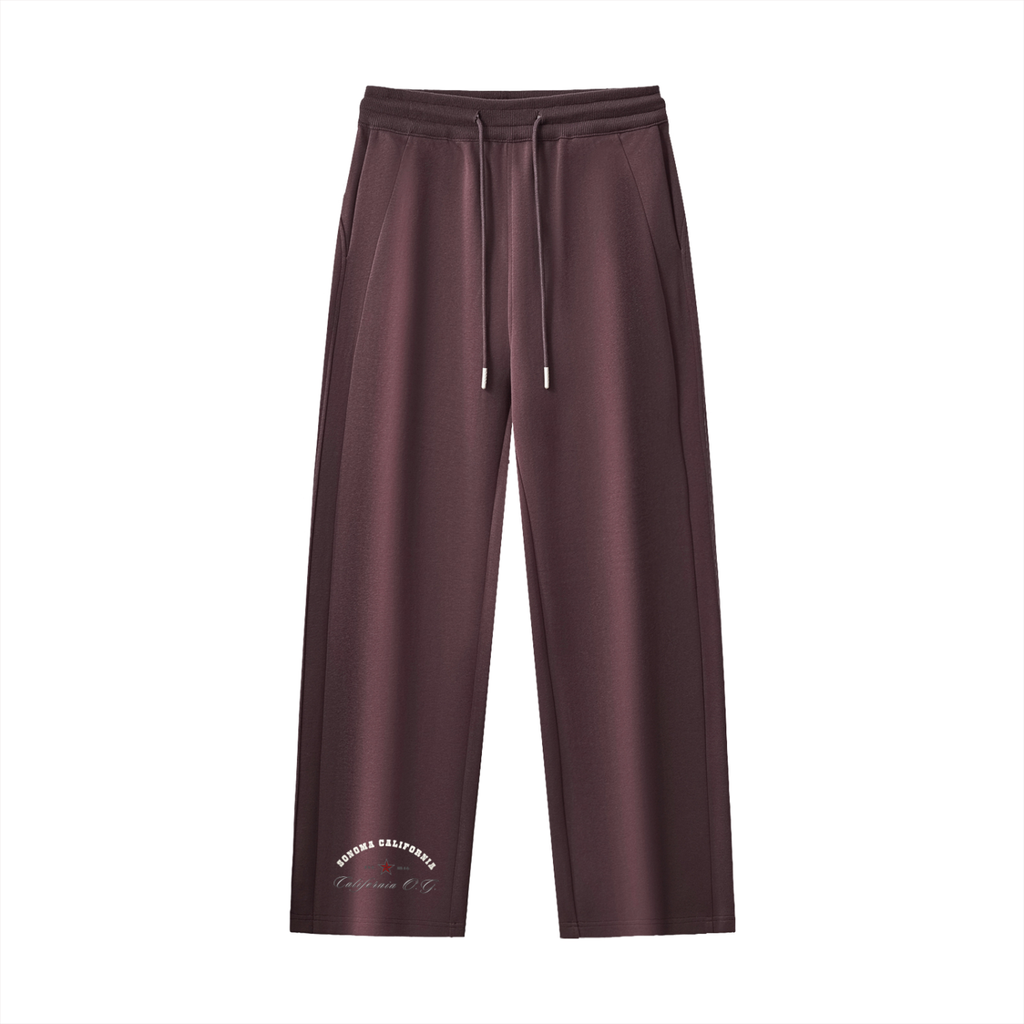Essential Drawstring Straight-Leg Sweatpants