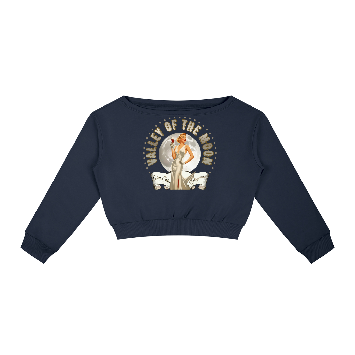Women's Off-Shoulder Sweatshirt