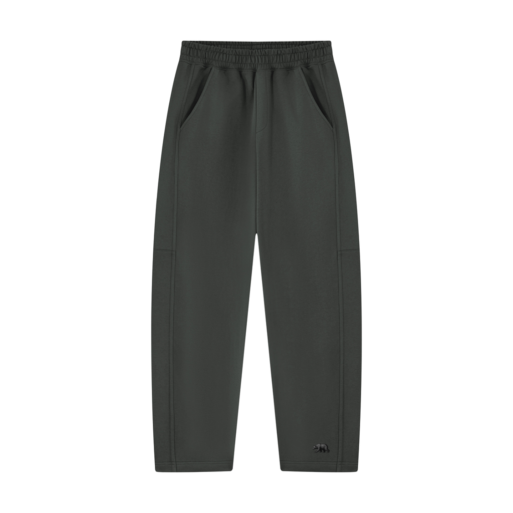 Unisex Tapered Straight Hem Sweatpants