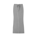 Drawstring Maxi Skirt