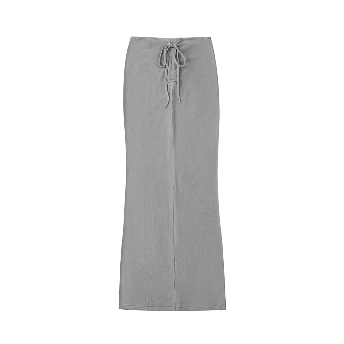 Ruche Bottom Drawstring Maxi Skirt Main image