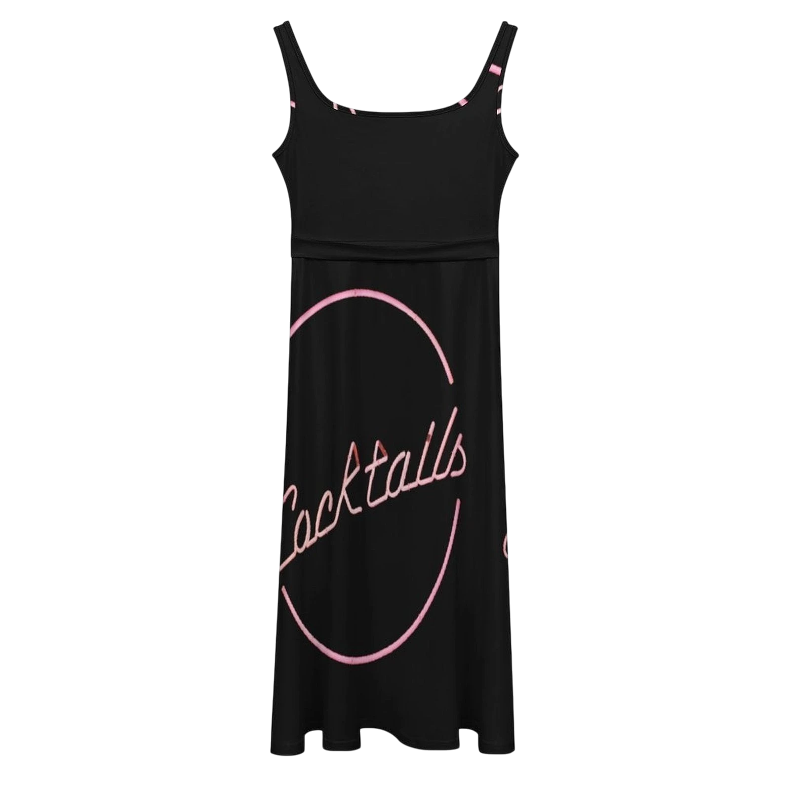 COCKTAILS Tie Waist Sleeveless Dress