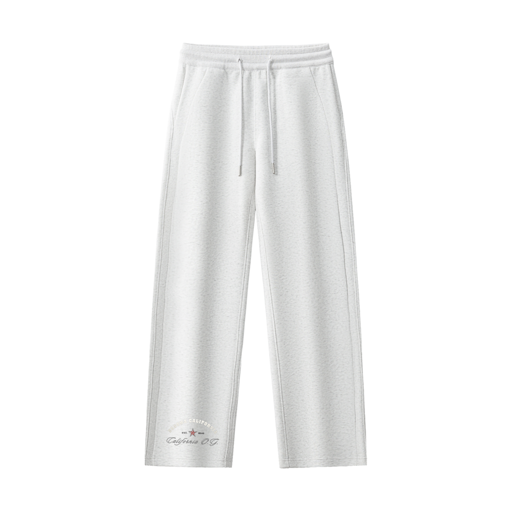 Essential Drawstring Straight-Leg Sweatpants