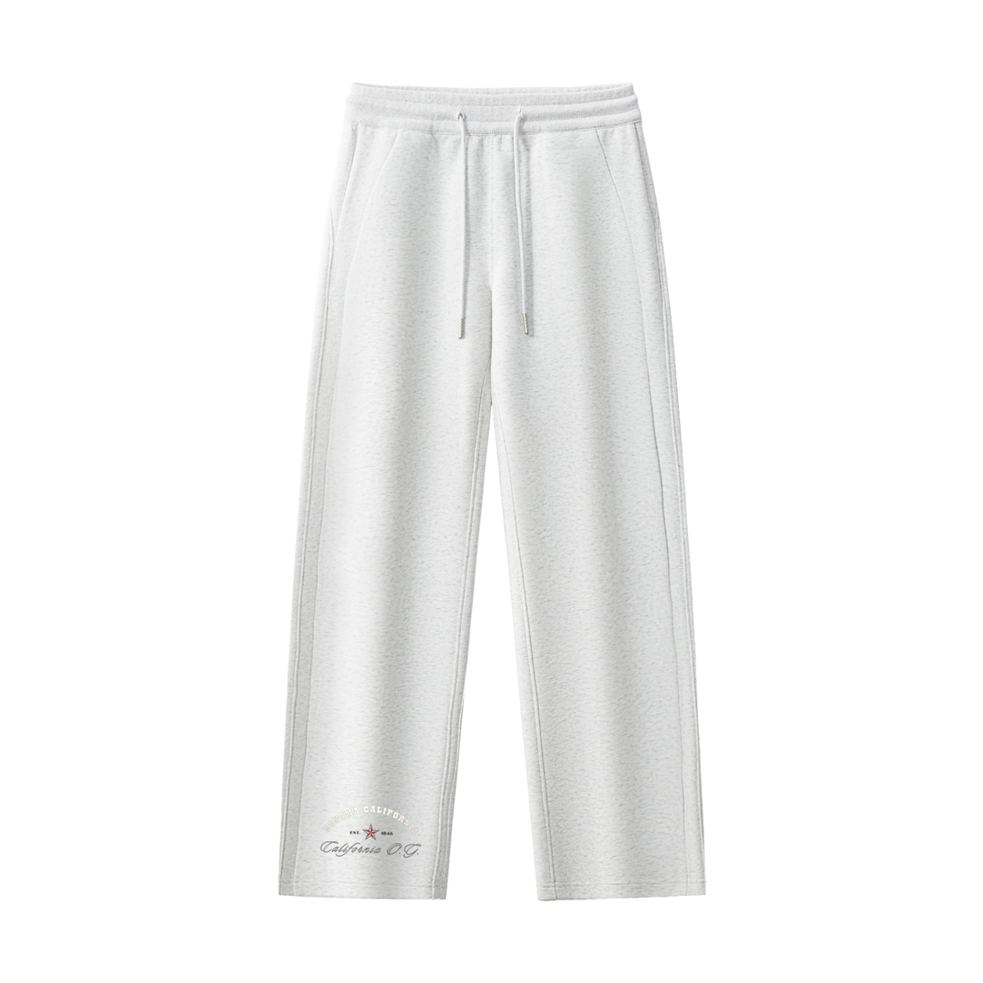 Essential Drawstring Straight-Leg Sweatpants