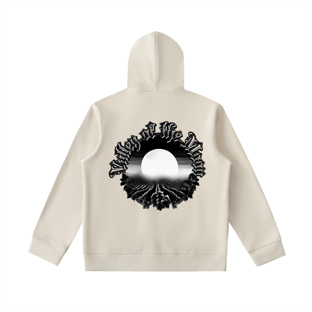 Essential Heavyweight High Neck  Zip-Up Hoodie