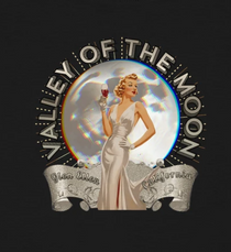 Valley of the Moon Glam Pinup Women's Slim Fit T-Shirt