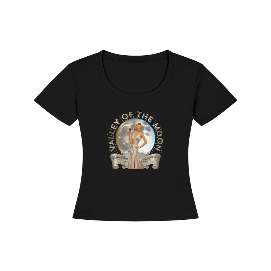 Valley of the Moon Glam Pinup Women's Slim Fit T-Shirt