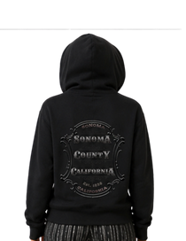 Sonoma County Emblem Women's Full Zip Hoodie