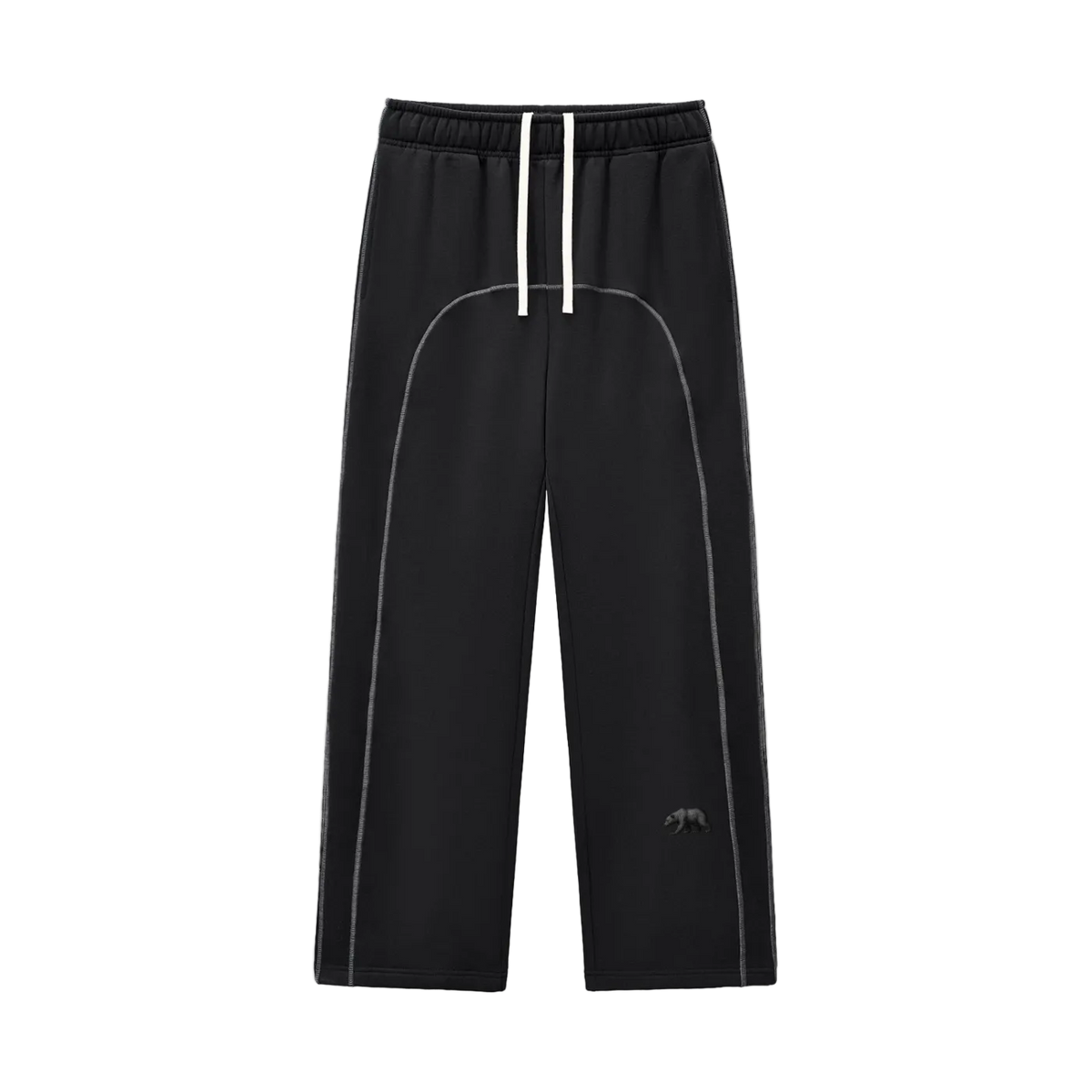 Cali Bear Men's Contrast-Stitched Fleece Sweatpants Main image
