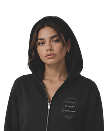 Sonoma County Emblem Women's Full Zip Hoodie