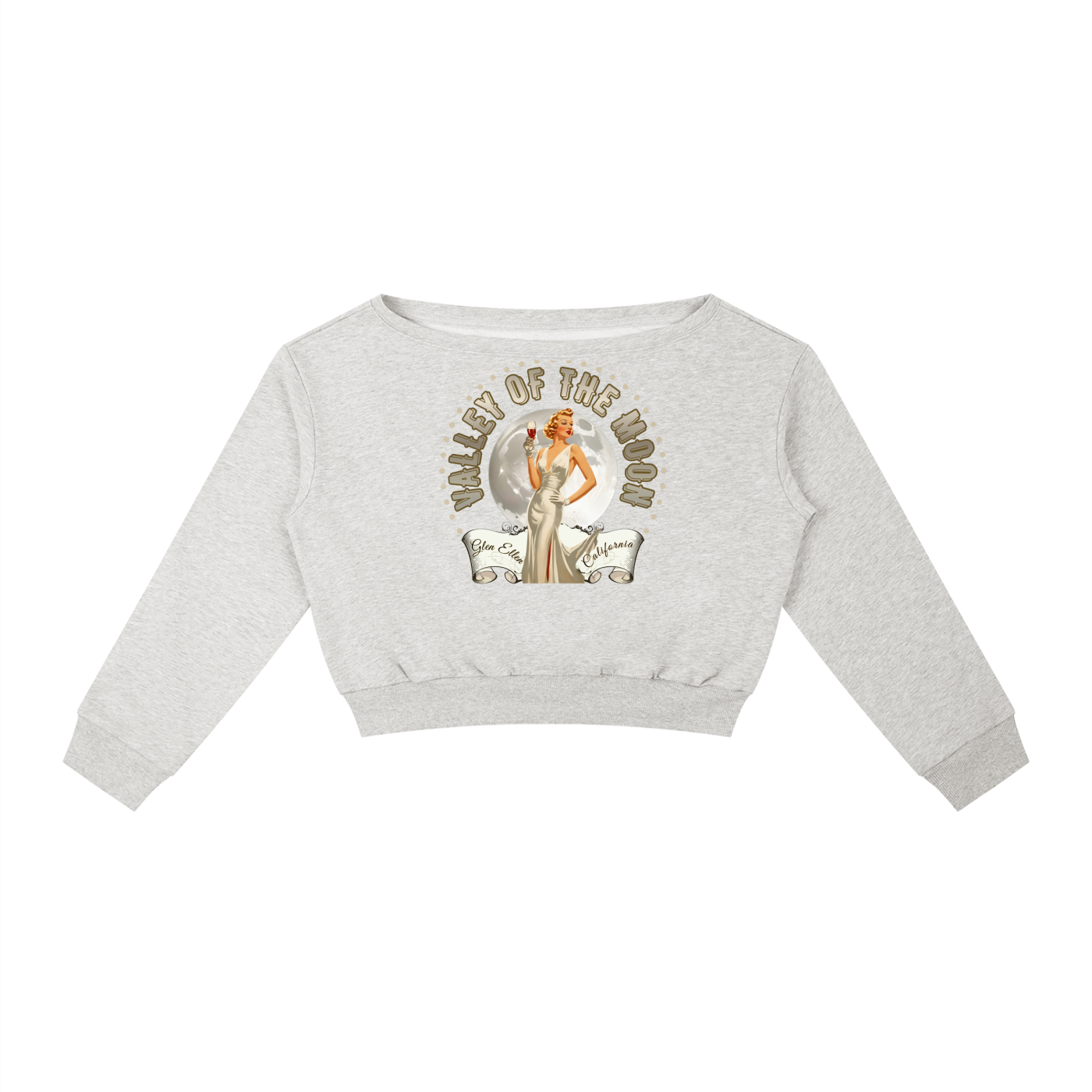 Women's Off-Shoulder Sweatshirt