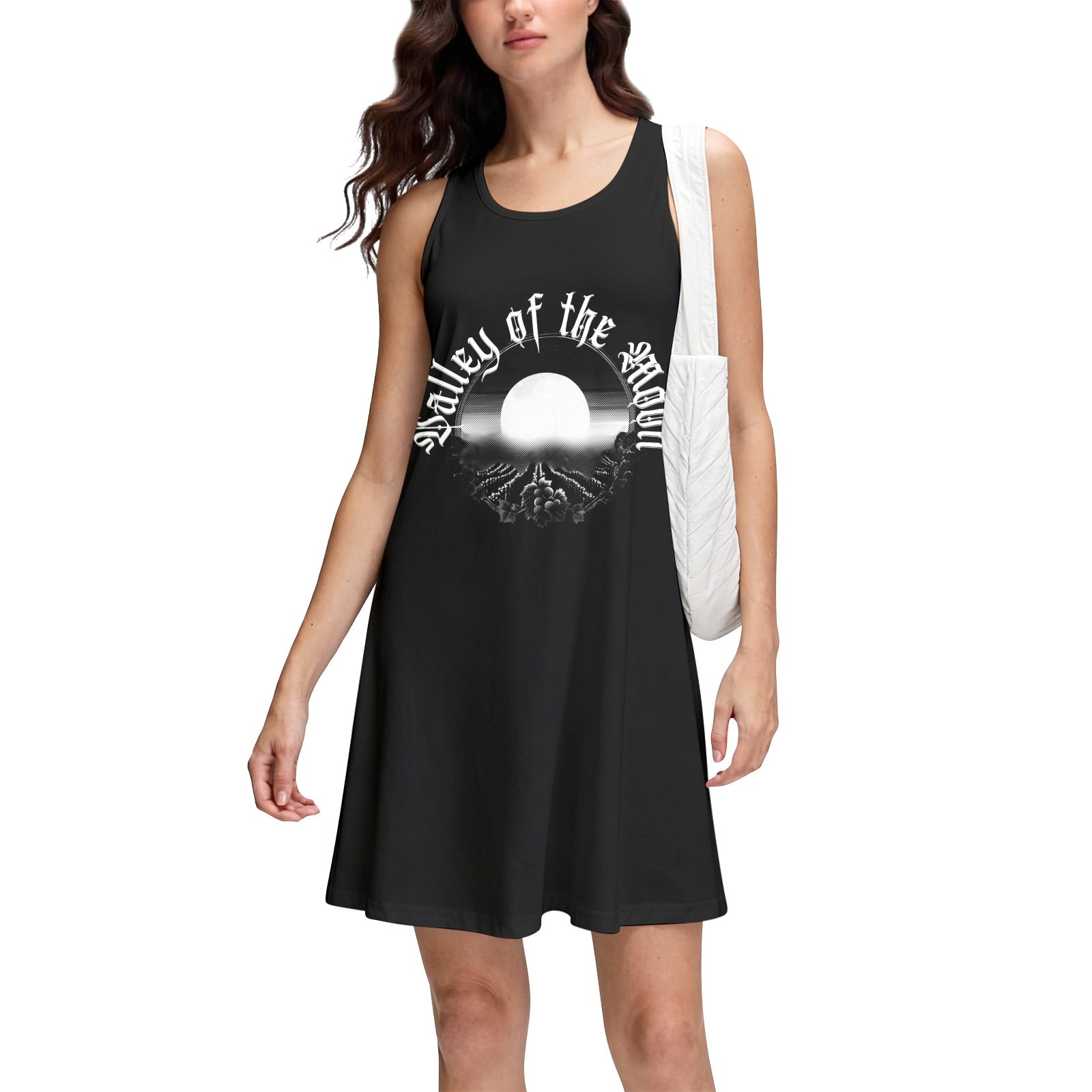 MISTY MOON EDITS PRINT (2) Racerback Tank Dress (Front Print)