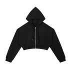 California O.G.  Women's  Cropped Zip-Up Hoodie
