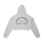 California O.G.  Women's  Cropped Zip-Up Hoodie