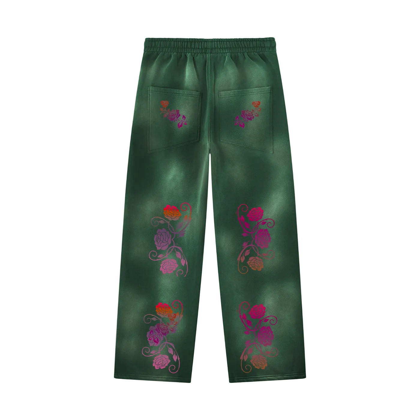 Unisex Sunfade Wide Leg Fleece Sweatpants
