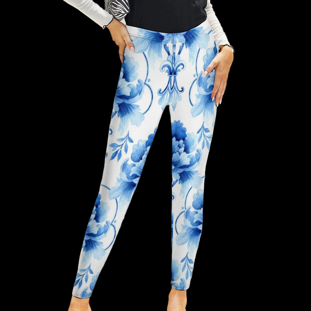 Blue Romance Women's High-Waist Legging