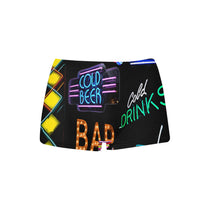Neon Cocktail Print Boy Shorts
