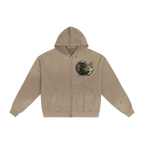 Jack London Wolf Sunfade Zip Hoodie