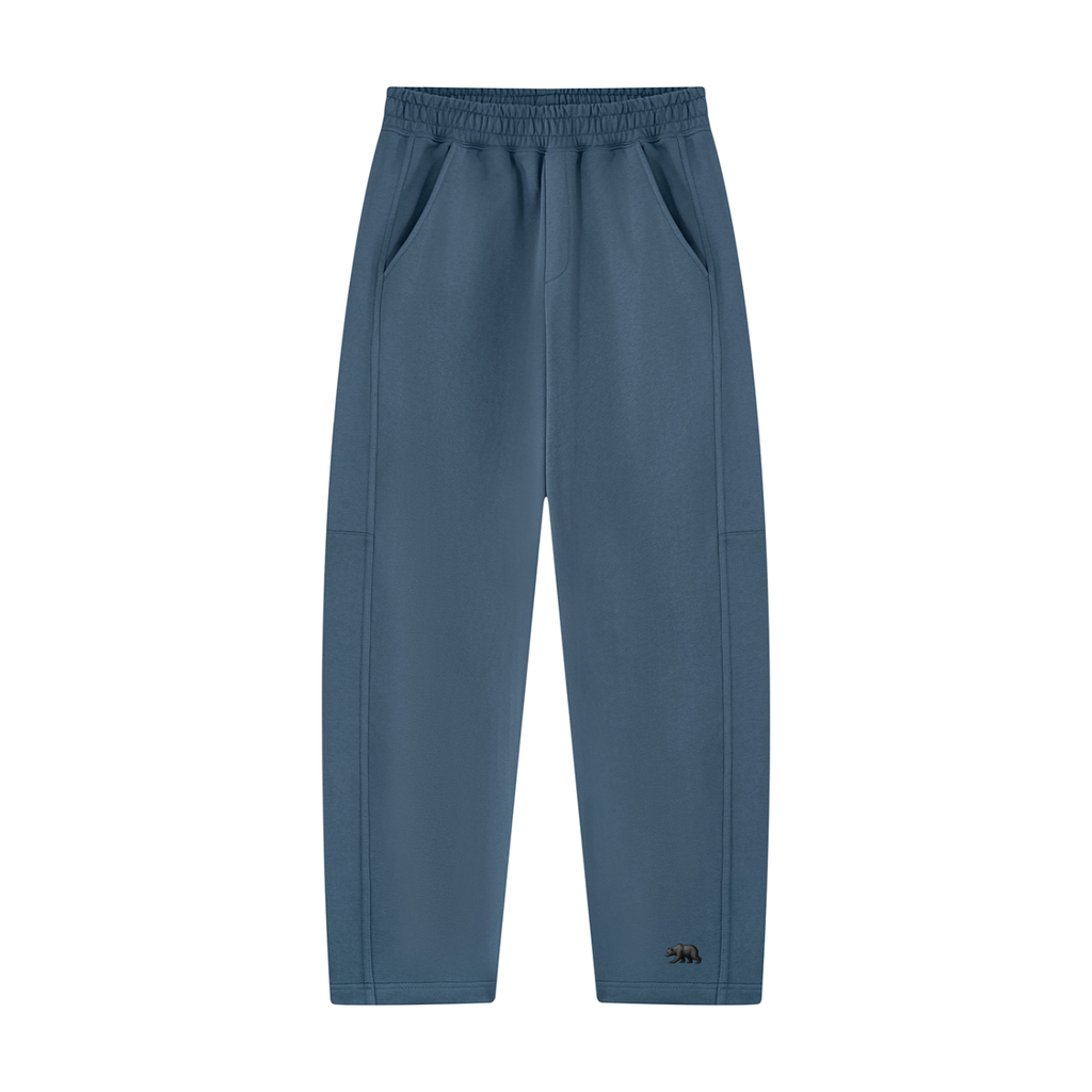 Unisex Tapered Straight Hem Sweatpants