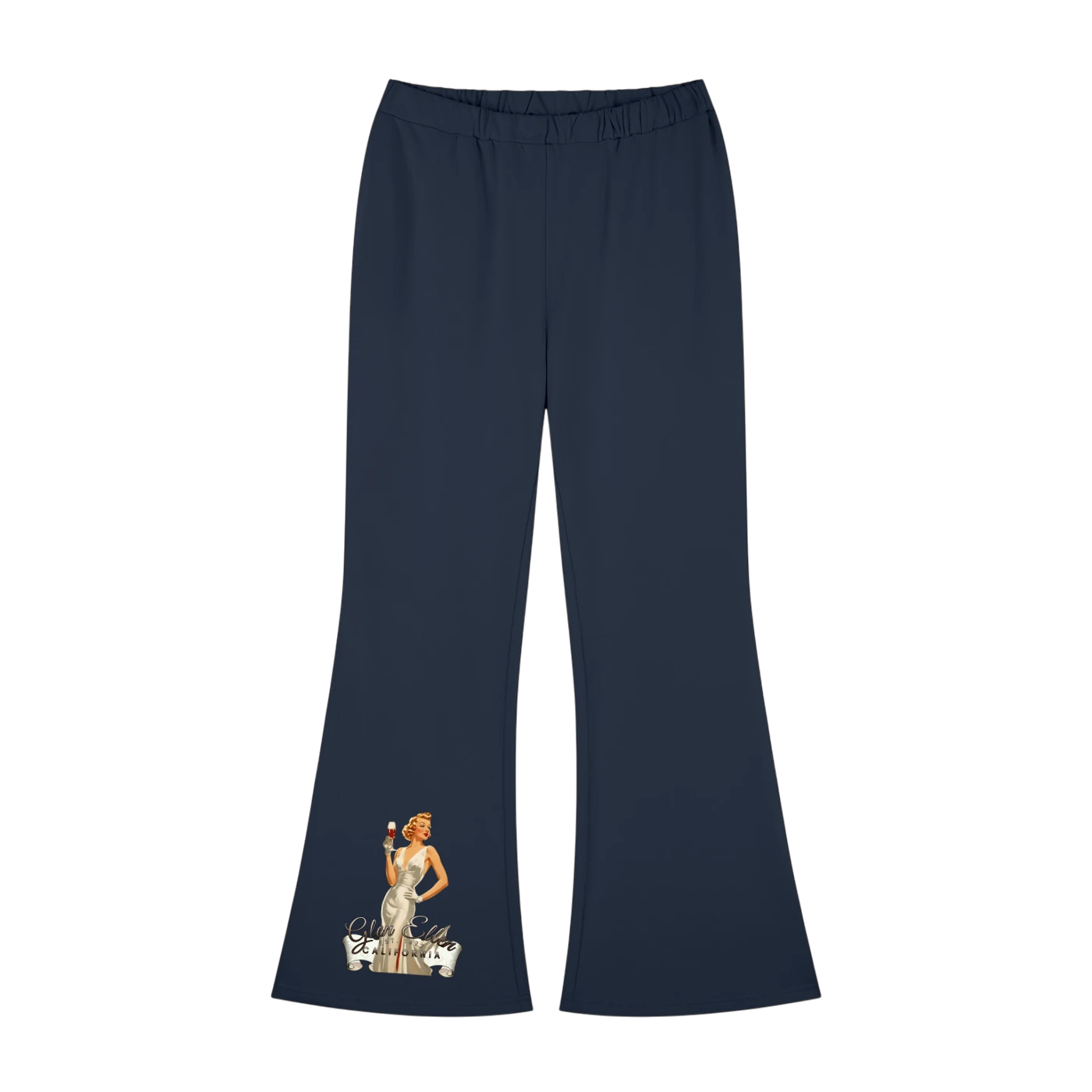 Valley of the Moon Glam Slim-Fit Flared Sweatpants
