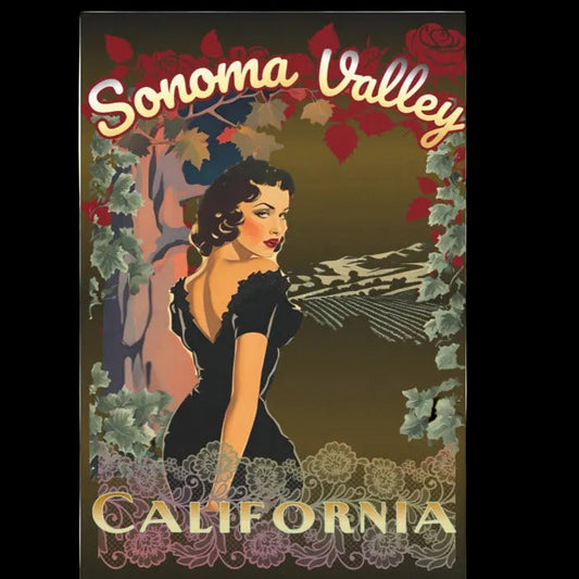Sonoma Valley Pinup Tapestry 40"x 60"