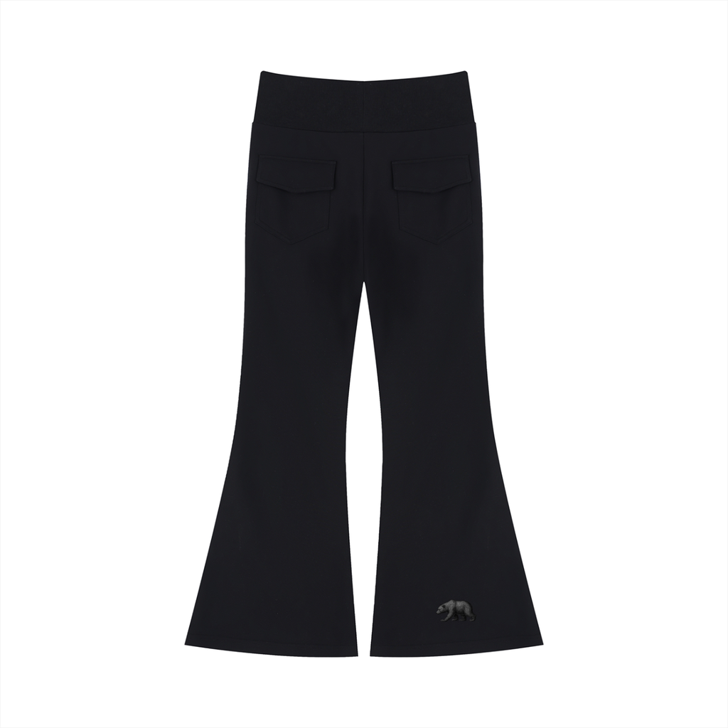 Women's Drawstring Flared Leg Pants