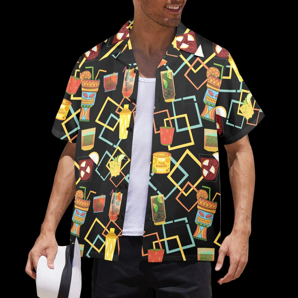 Tiki Cocktails Men's Hawaiian Shirt