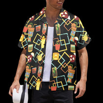 Tiki Cocktails Men's Hawaiian Shirt