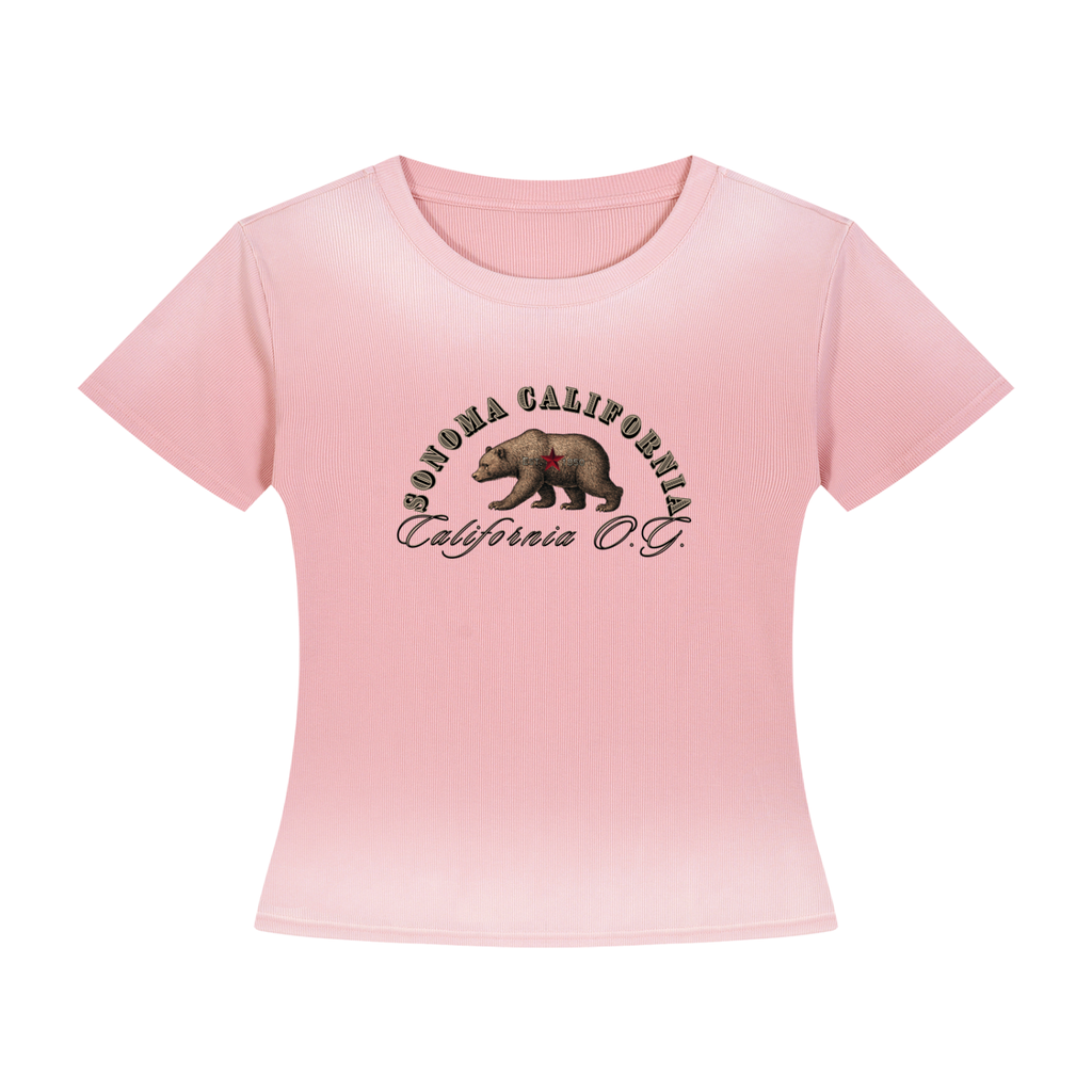 California O.G.  Bear Women’s Sunfade Washed T-Shirt