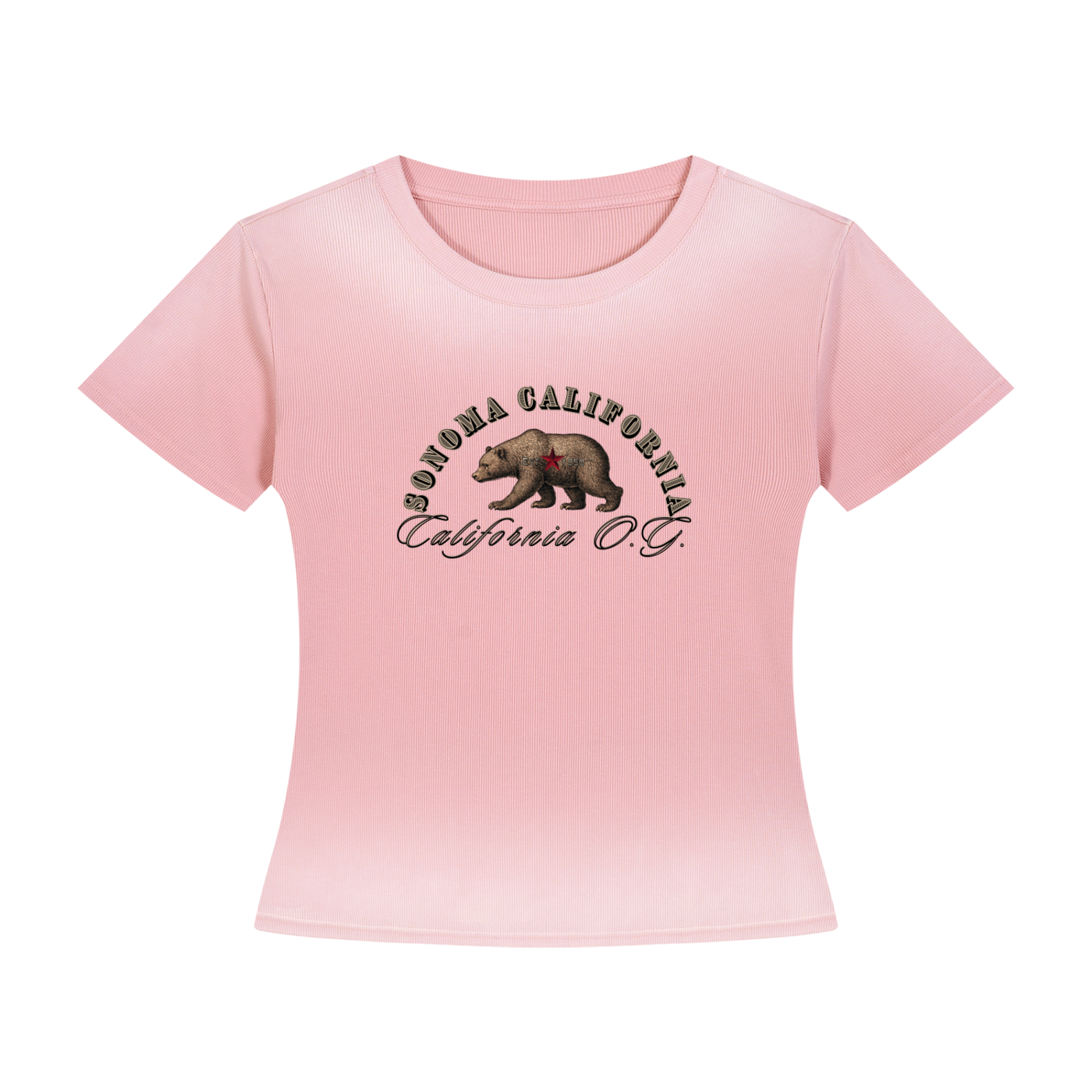 California O.G.  Bear Women’s Sunfade Washed T-Shirt