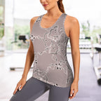 Rose Lace Women's Racerback Sports Top