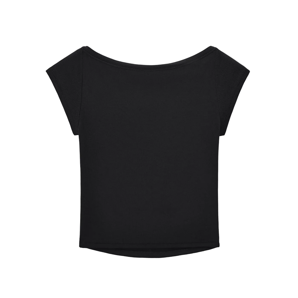Vintage Manhattan Cocktail Wide Neck T-shirt