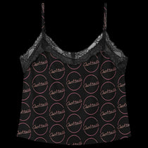 Pink Black Classic Cocktail  Pajama Set