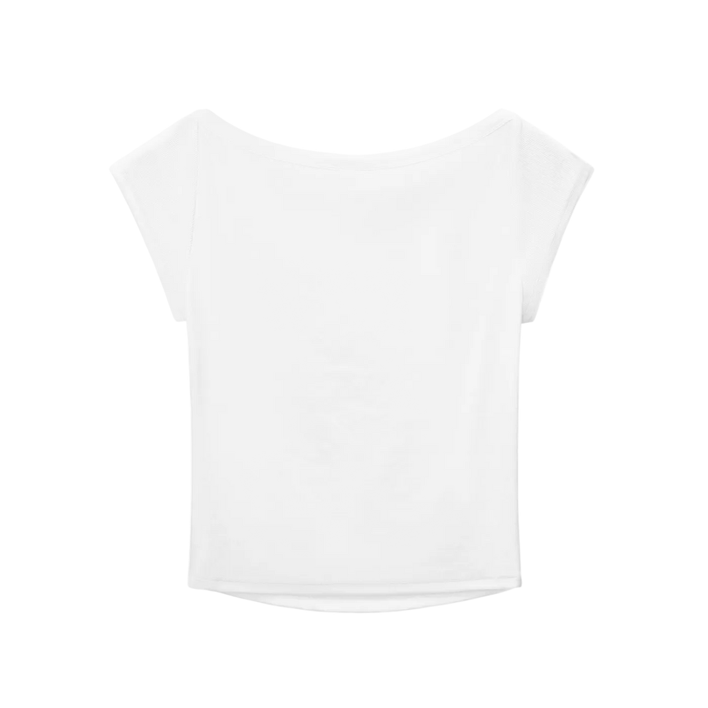 Vintage Manhattan Cocktail Wide Neck T-shirt