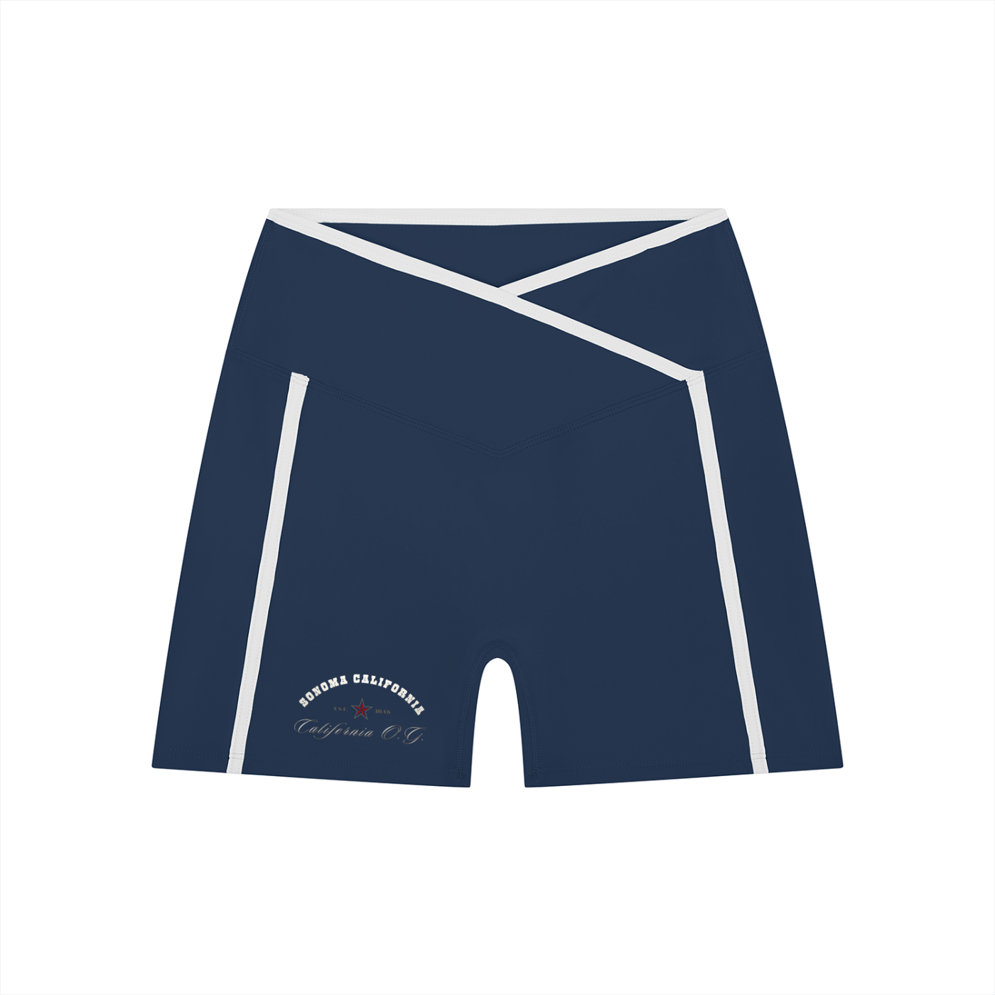 Women’s High Rise Color Block Yoga Shorts