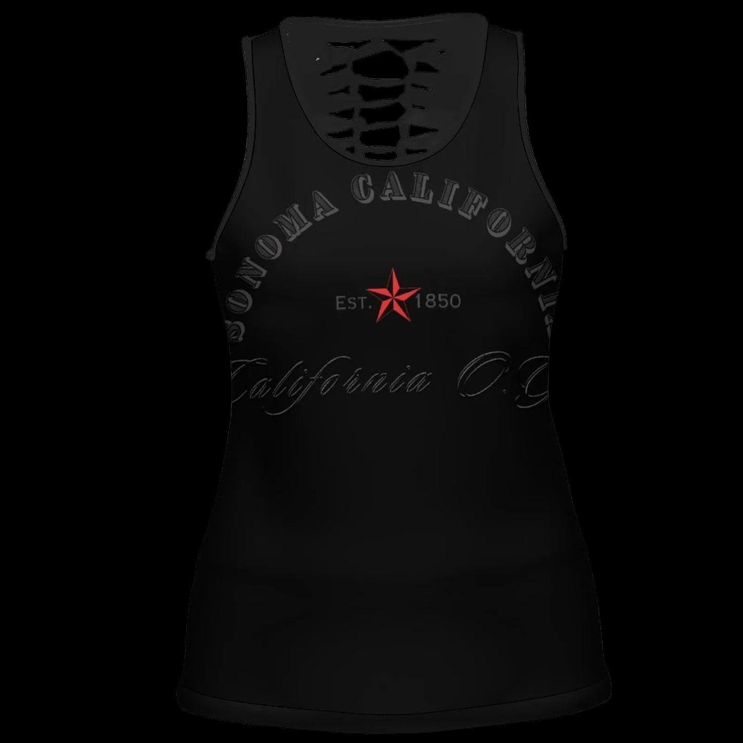 California OG Women's Hollow Back Tank Top - Tank Tops from Artsadd
