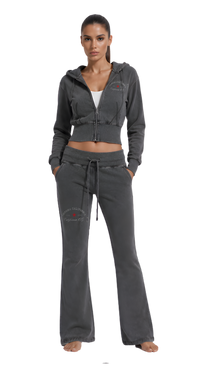 California O.G. Vintage Wash Cropped Women's Hoodie