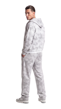 California O.G. Men's Dirty Washed Zip-Up Fleece Hoodie