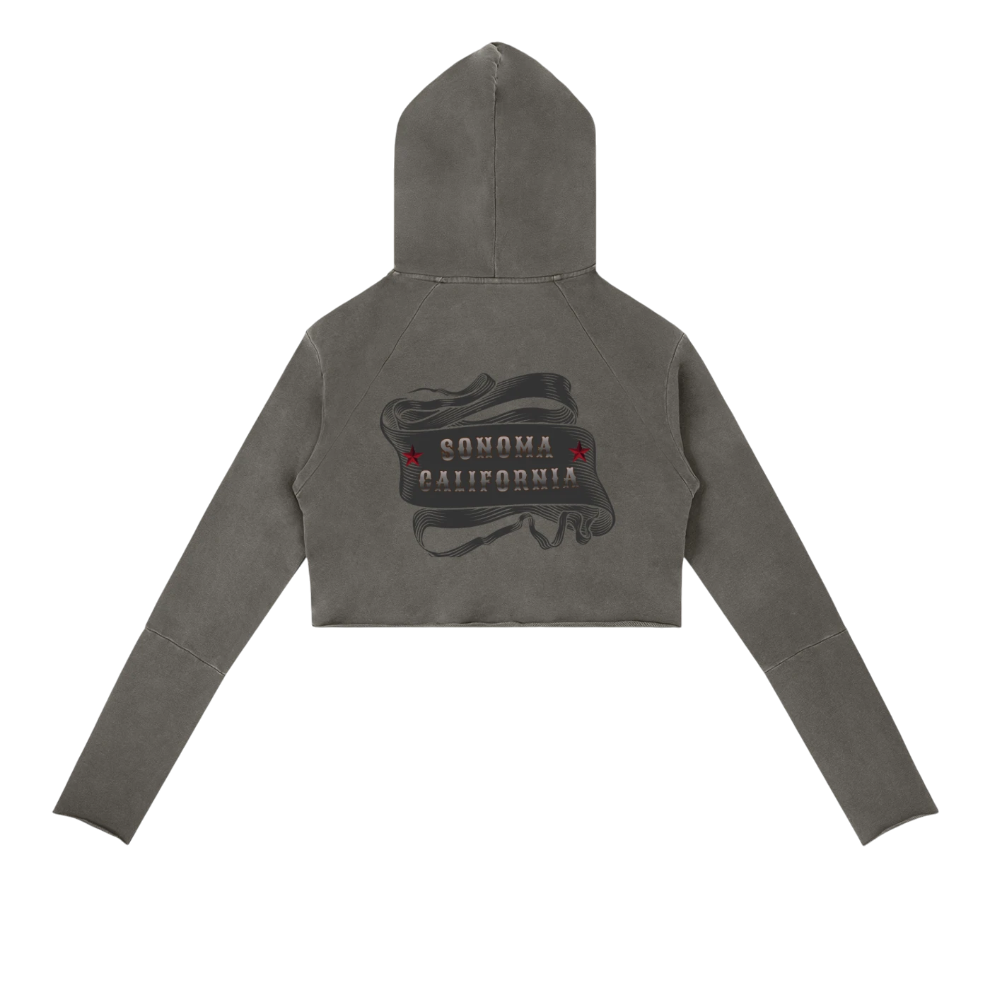 California O.G. Vintage Washed Raw Edge Hoodie Secondary image