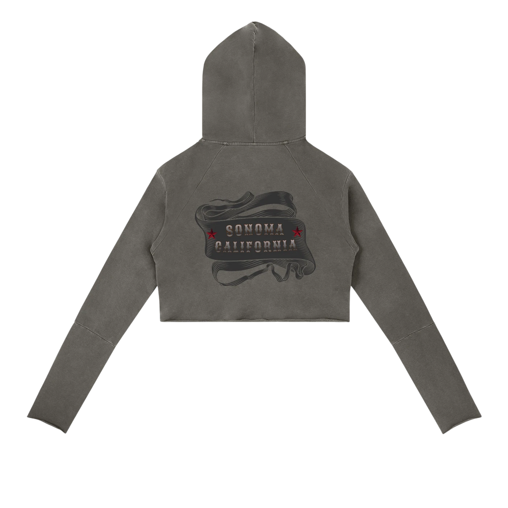California O.G. Vintage Washed Raw Edge Hoodie