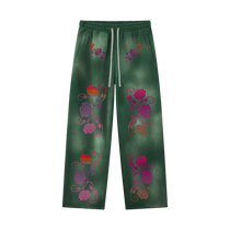 Unisex Sunfade Wide Leg Fleece Sweatpants