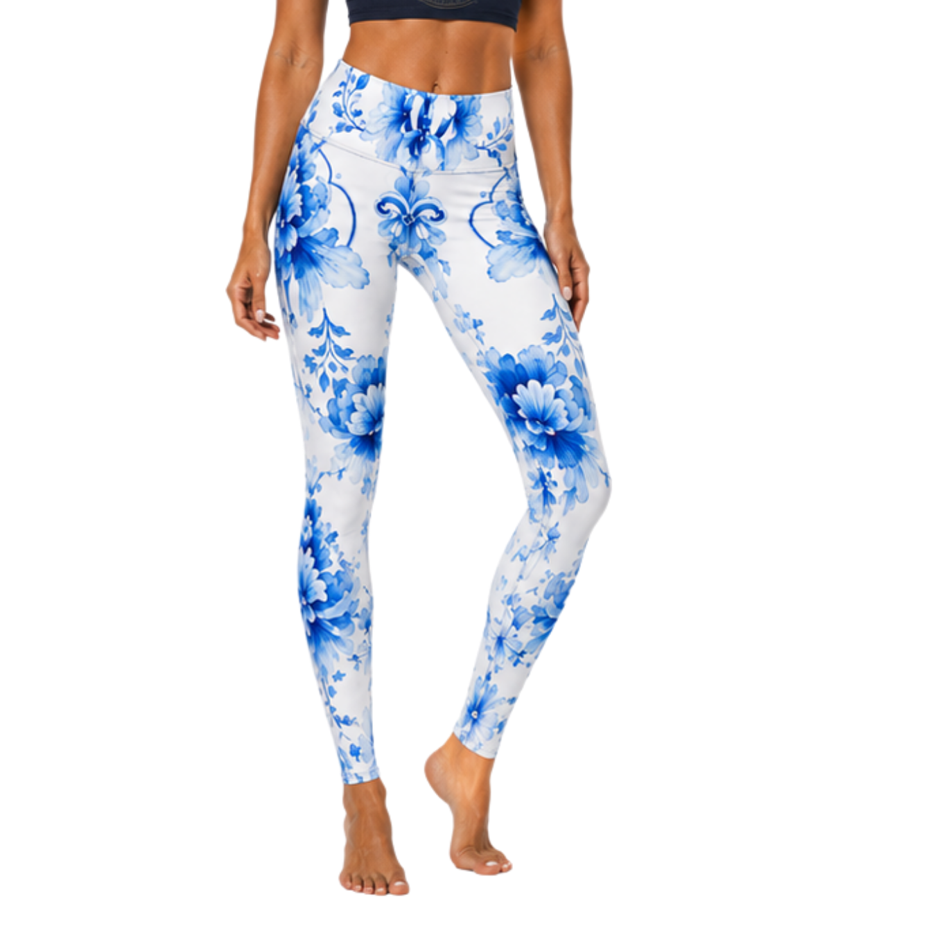 Blue Romance Women's High-Waist Legging Secondary image