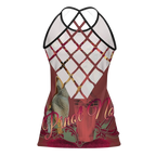 Pinot Pinup Women's Criss-Cross Open Back Tank Top