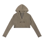 Valley of the Moon Glam Vintage Washed Raw Edge Hoodie