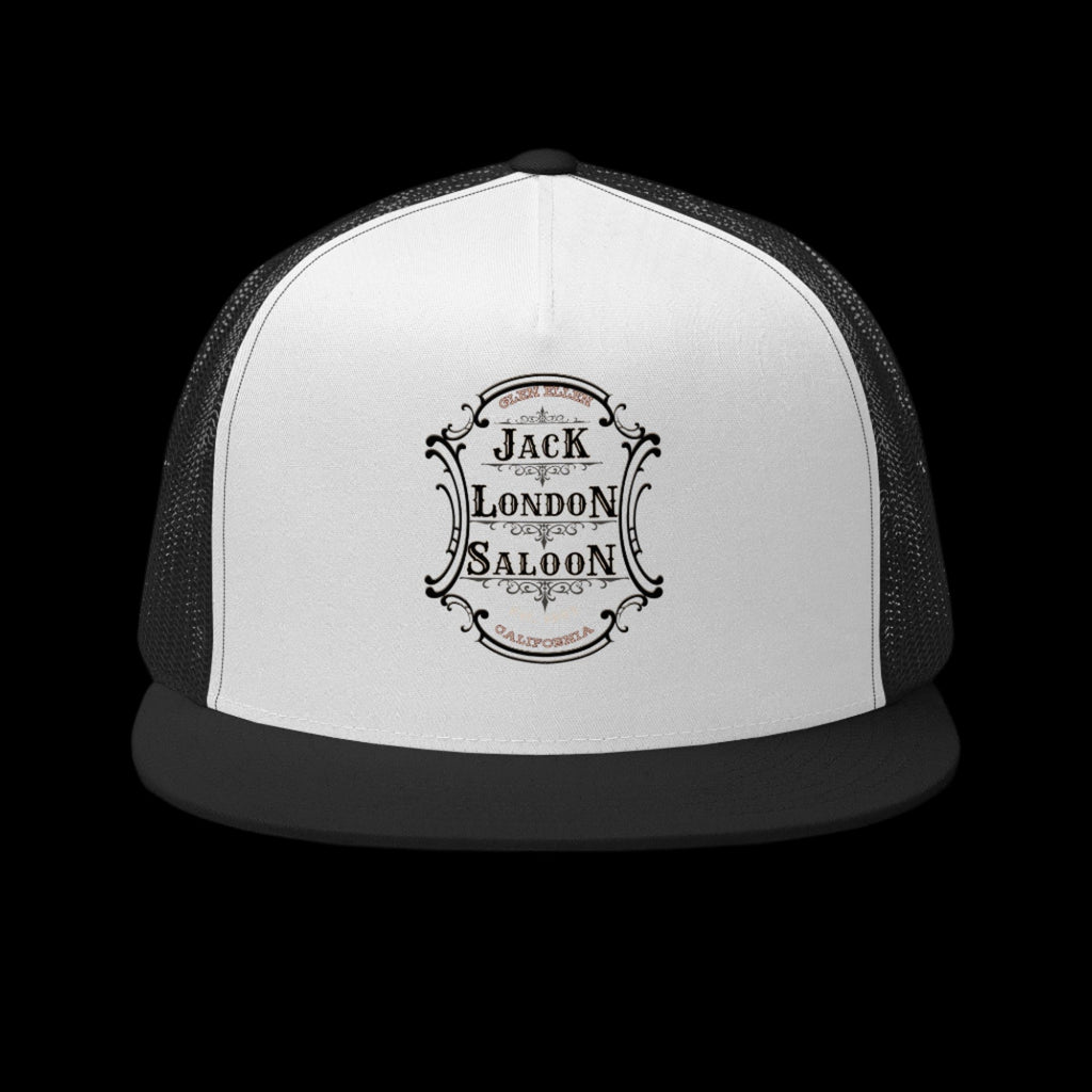 JACK LONDON SALOON Embroidered Emblem Trucker Cap - Trucker Hats from Sonoma Rebel