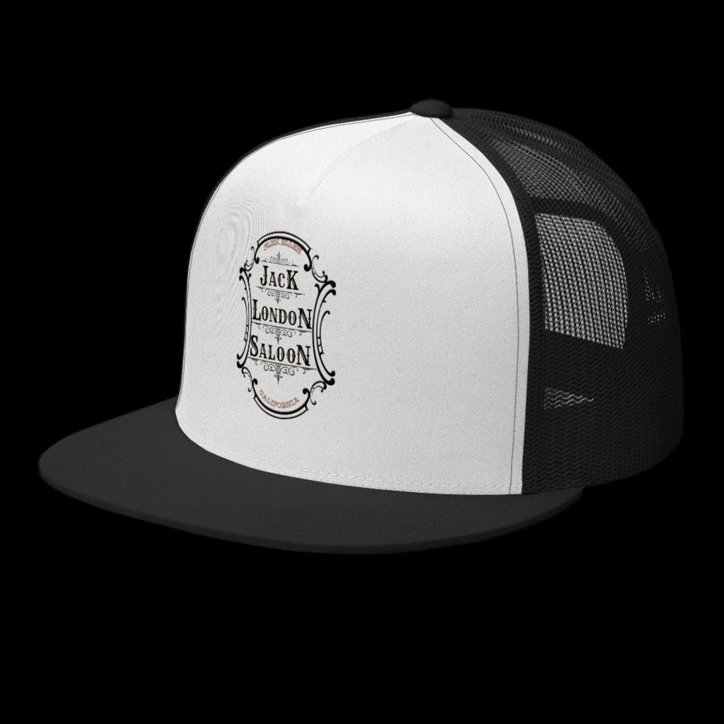 JACK LONDON SALOON Embroidered Emblem Trucker Cap - Trucker Hats from Sonoma Rebel