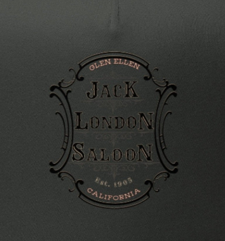 JACK LONDON SALOON Embroidered Emblem Trucker Cap - Trucker Hats from Sonoma Rebel